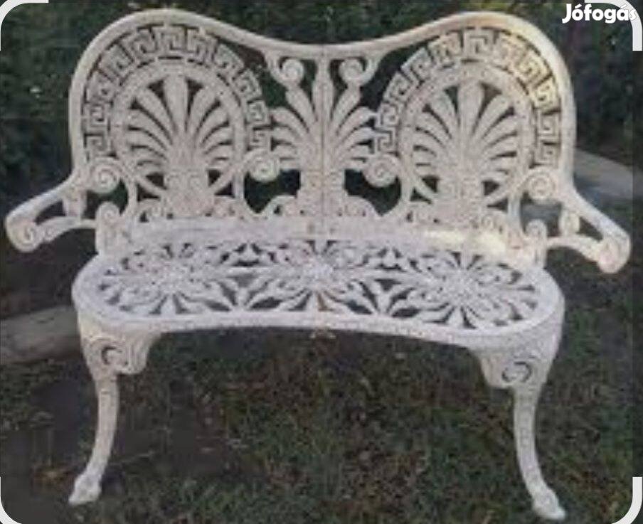 Alimínium öntvény kerti pad eladó!