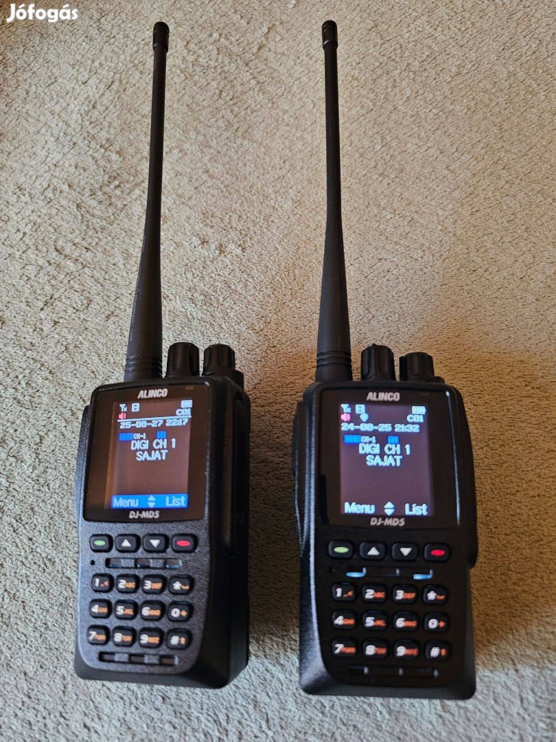 Alinco DJ MD5 (MD5X) kézirádió 2 db