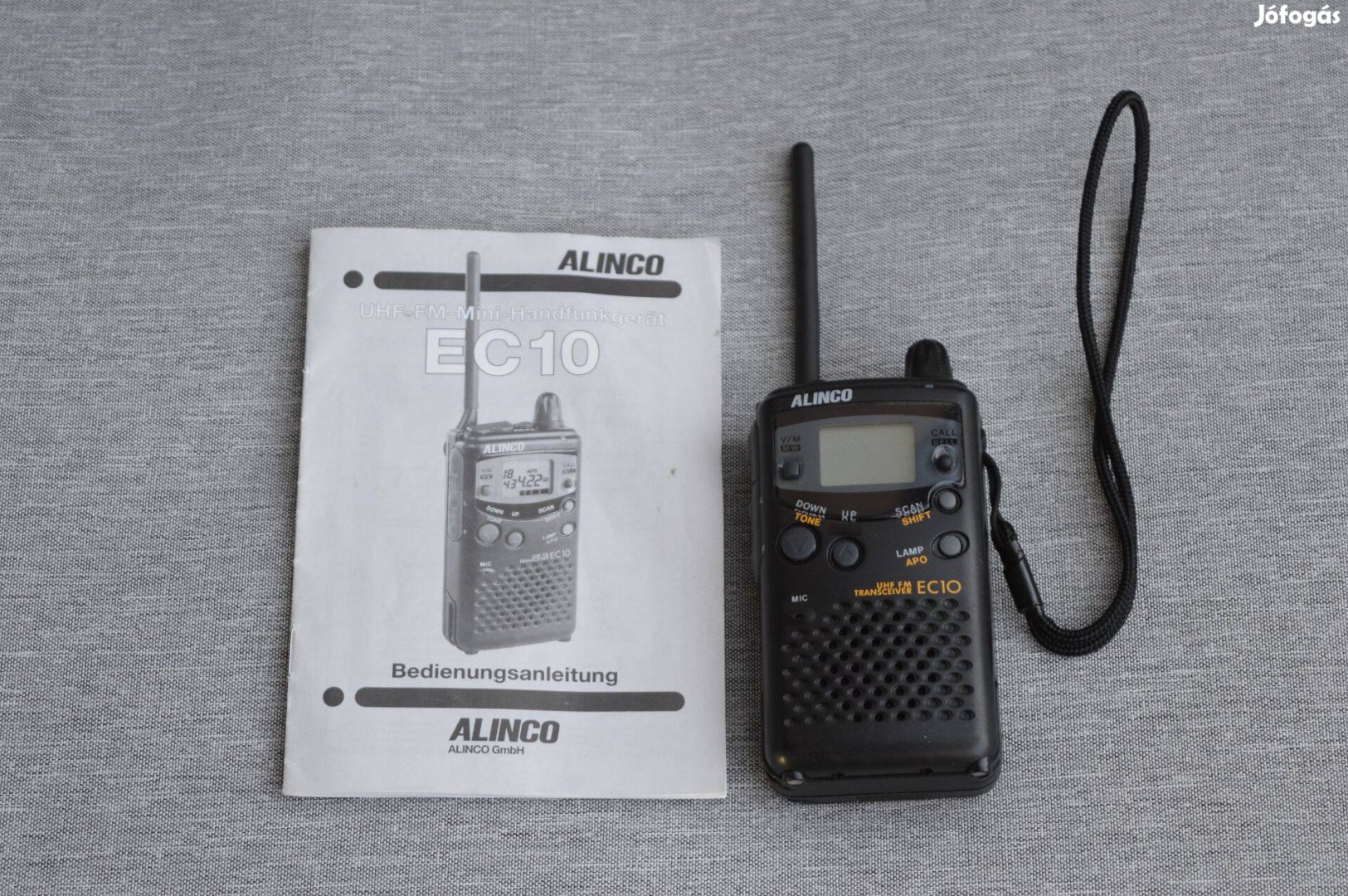 Alinco EC-10 433 Mhz-es adóvevő