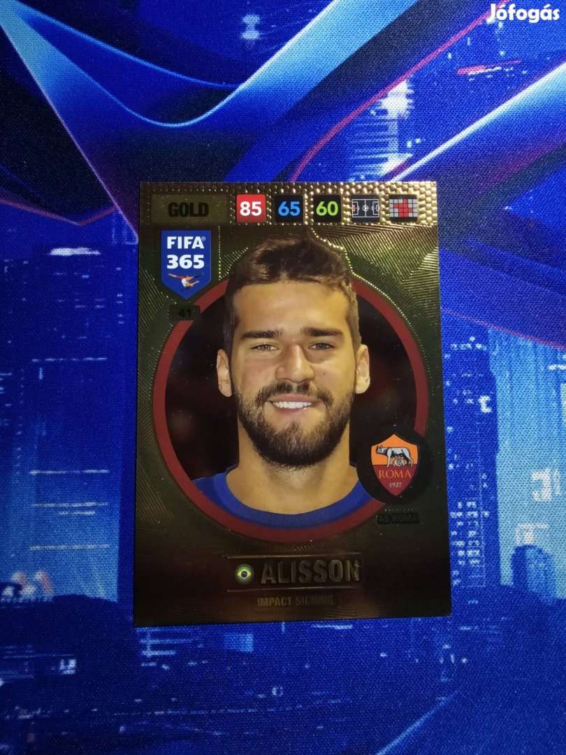 Alisson Becker AS Roma Limited Edition kártya eladó! 