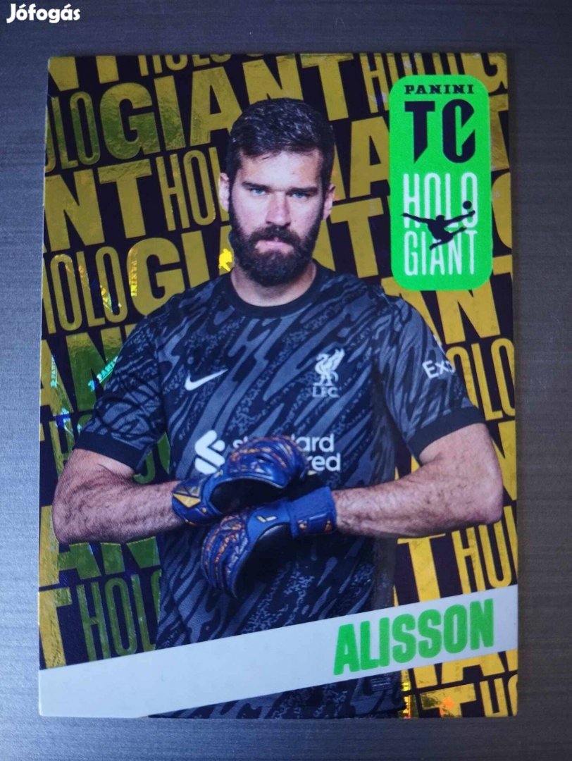 Alisson (Liverpool) Holo Giant Top Class 2025 focis kártya