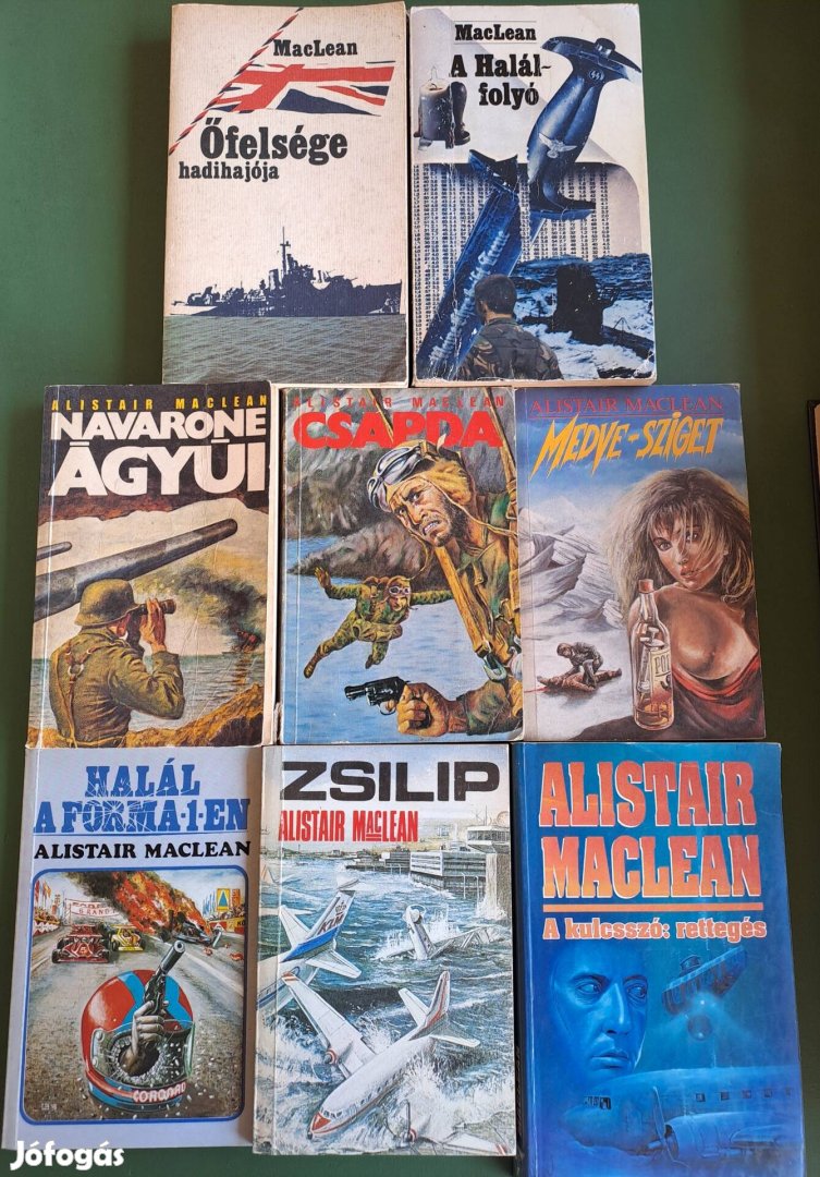 Alistair Maclean könyvek