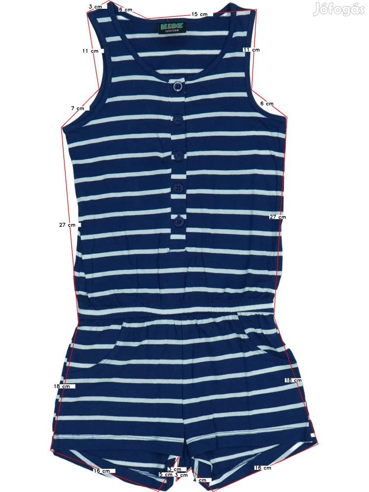 Alive Használt (újszerű) Lány Playsuit / Jumpsuit (Méret: 128)