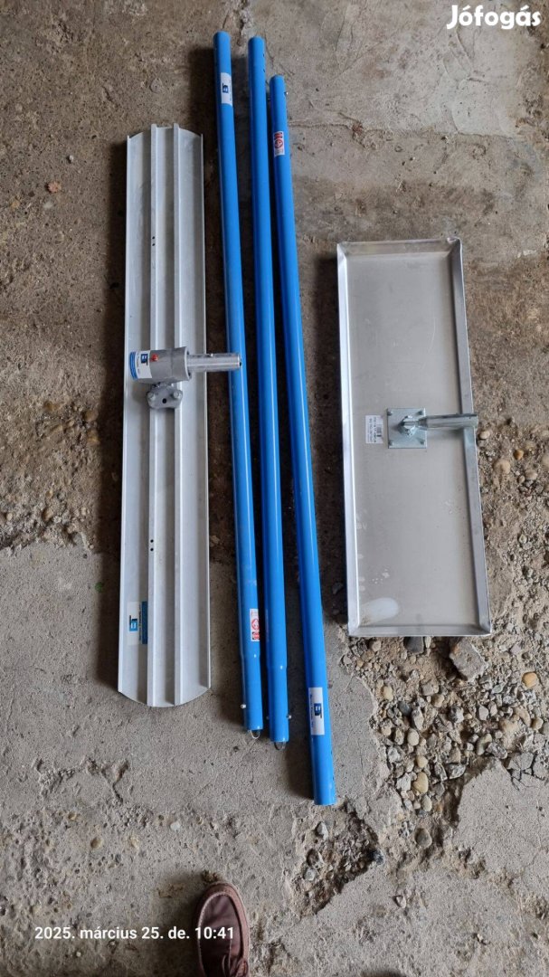 Aljzatbeton símitó 1200 mm hosszú új