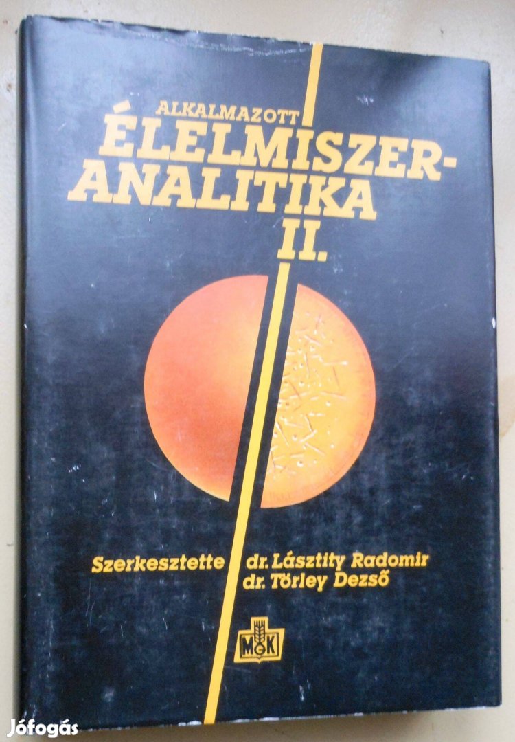 Alkalmazott élelmiszer-analitika II. kötet eladó (új)