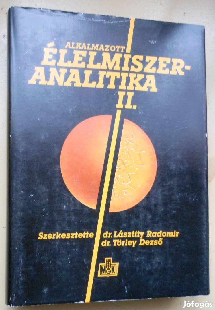 Alkalmazott élelmiszer-analitika II. kötet eladó (új)