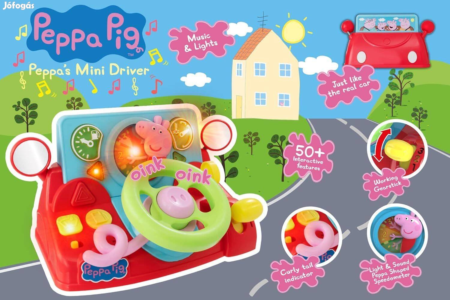 Alkalmi áron Új Peppa Pig - Peppa malac interaktív fejlesztő Kormány