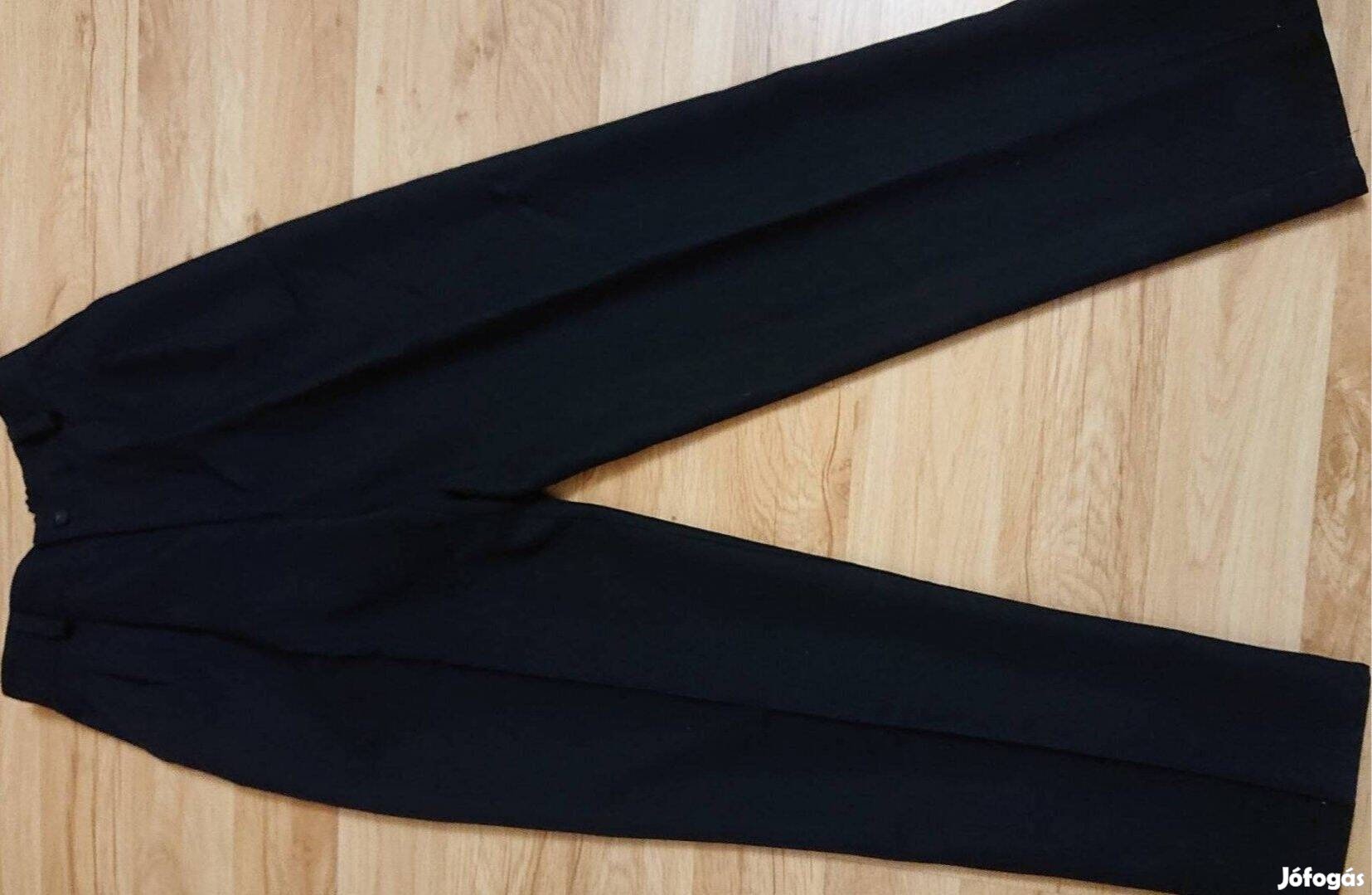 Alkalmi fekete 158-as nadrág - mérve pontosan