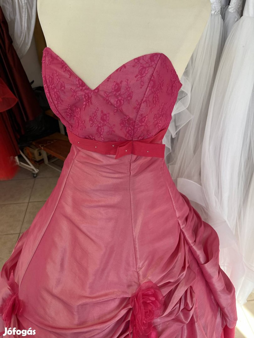 Alkalmi ruha, koszorúslány ruha pink színben elsdó