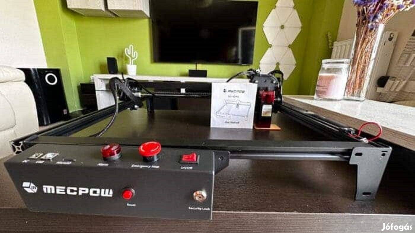 Alkalmi vétel! - Új wifi-s lézergravírozó lézervágó CNC +forgatóegység