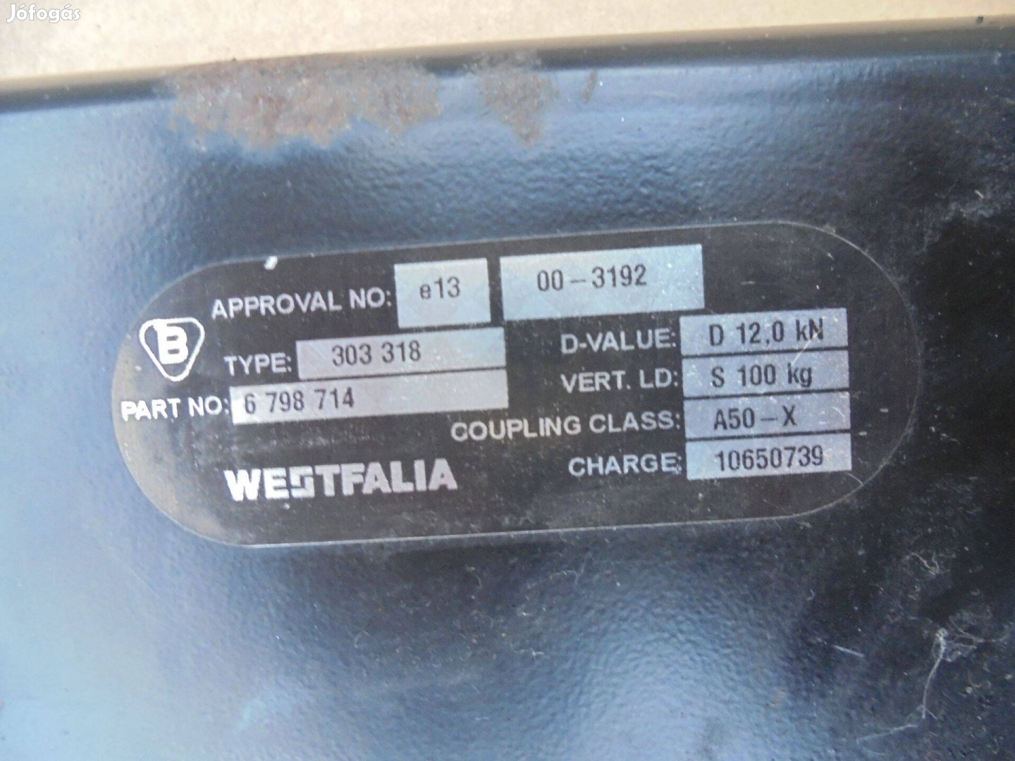 Alkatrésznek BMW F 25-ös elektromos vonóhorog eladó