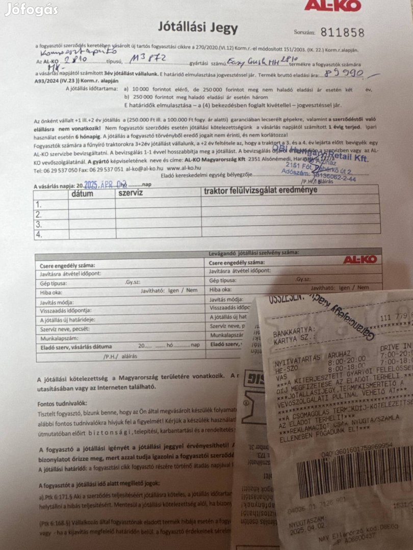 Alko 2810 komposztáló