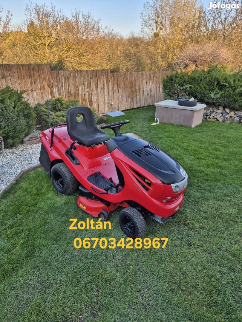 Alko T15 fűnyírótraktor 2016-os fűnyíró traktor eladó