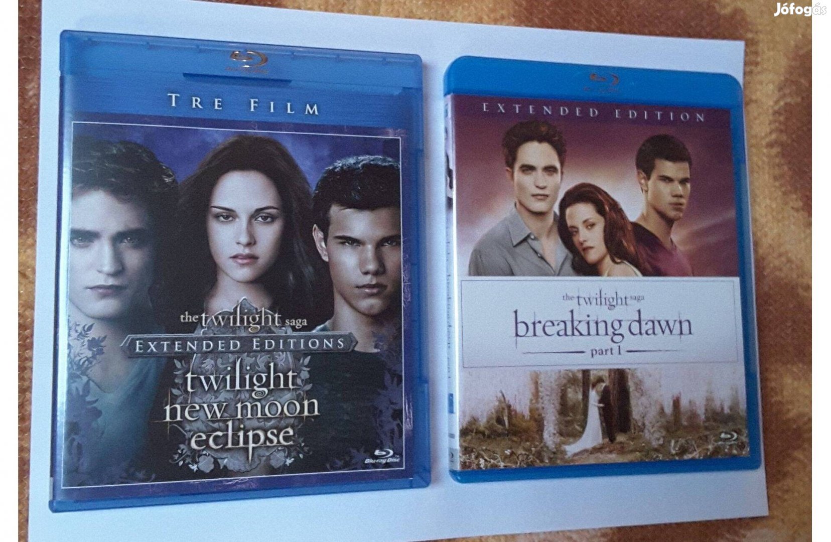 Alkonyat 1-4. bővített változatok blu-ray Twilight Extended editions