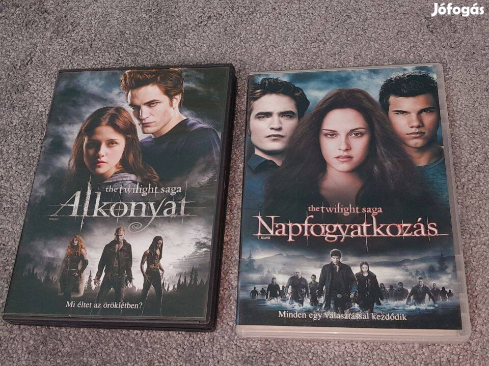 Alkonyat és Alkonyat - Napfogyatkozás DVD (2008-2010) Szinkronizált