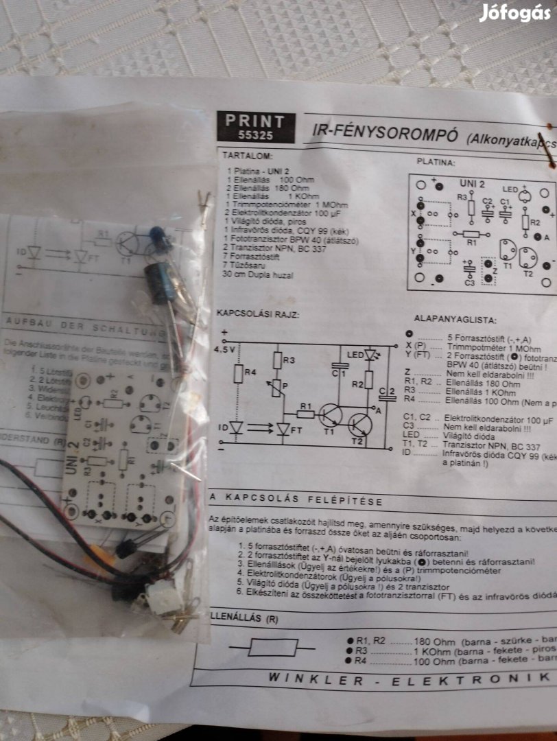 Alkonyatkapcsoló eladó, Ócsa