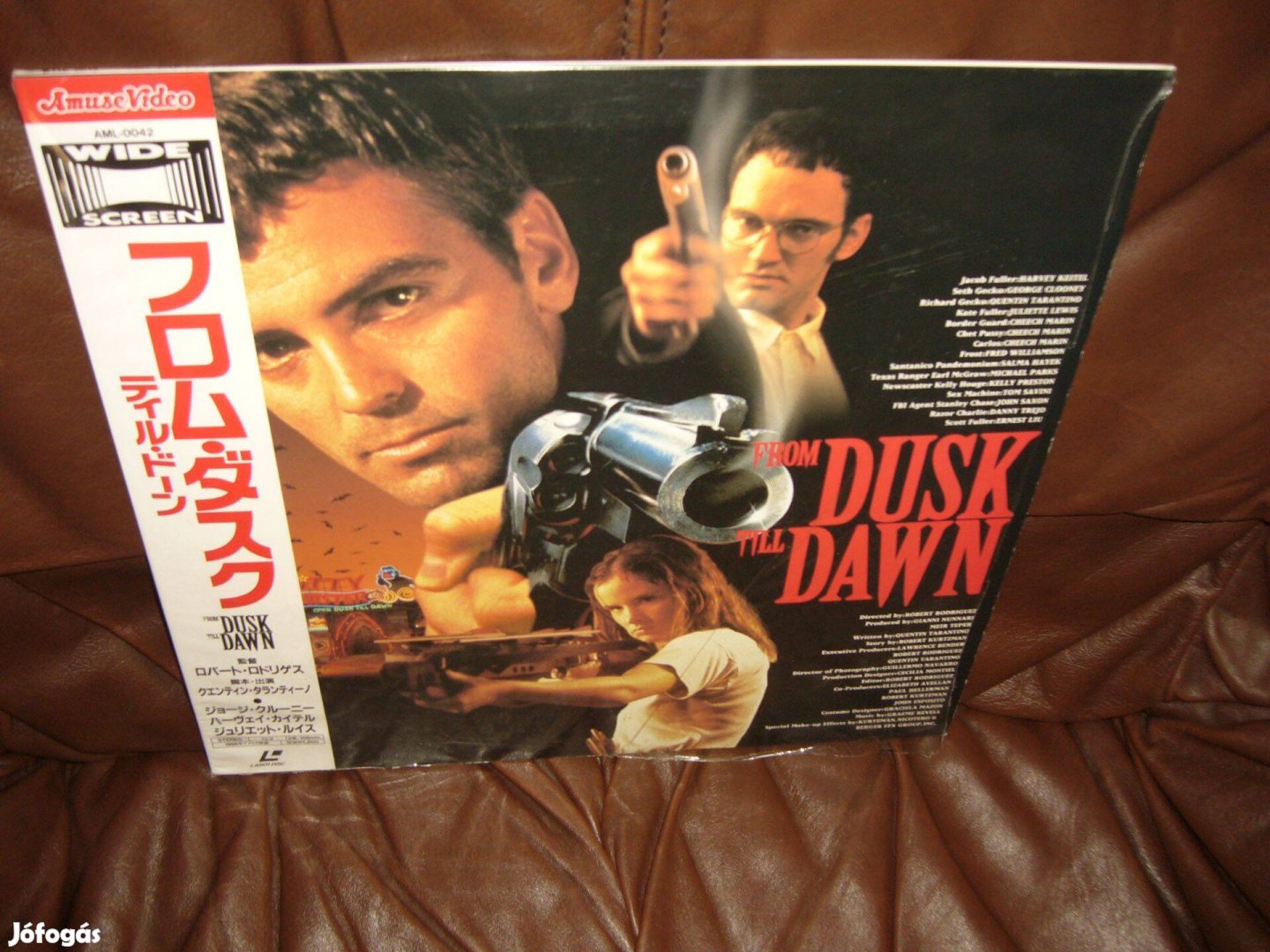 Alkonyattól pirkadatig (From Dusk Till Dawn) Laserdisc ! Japan !