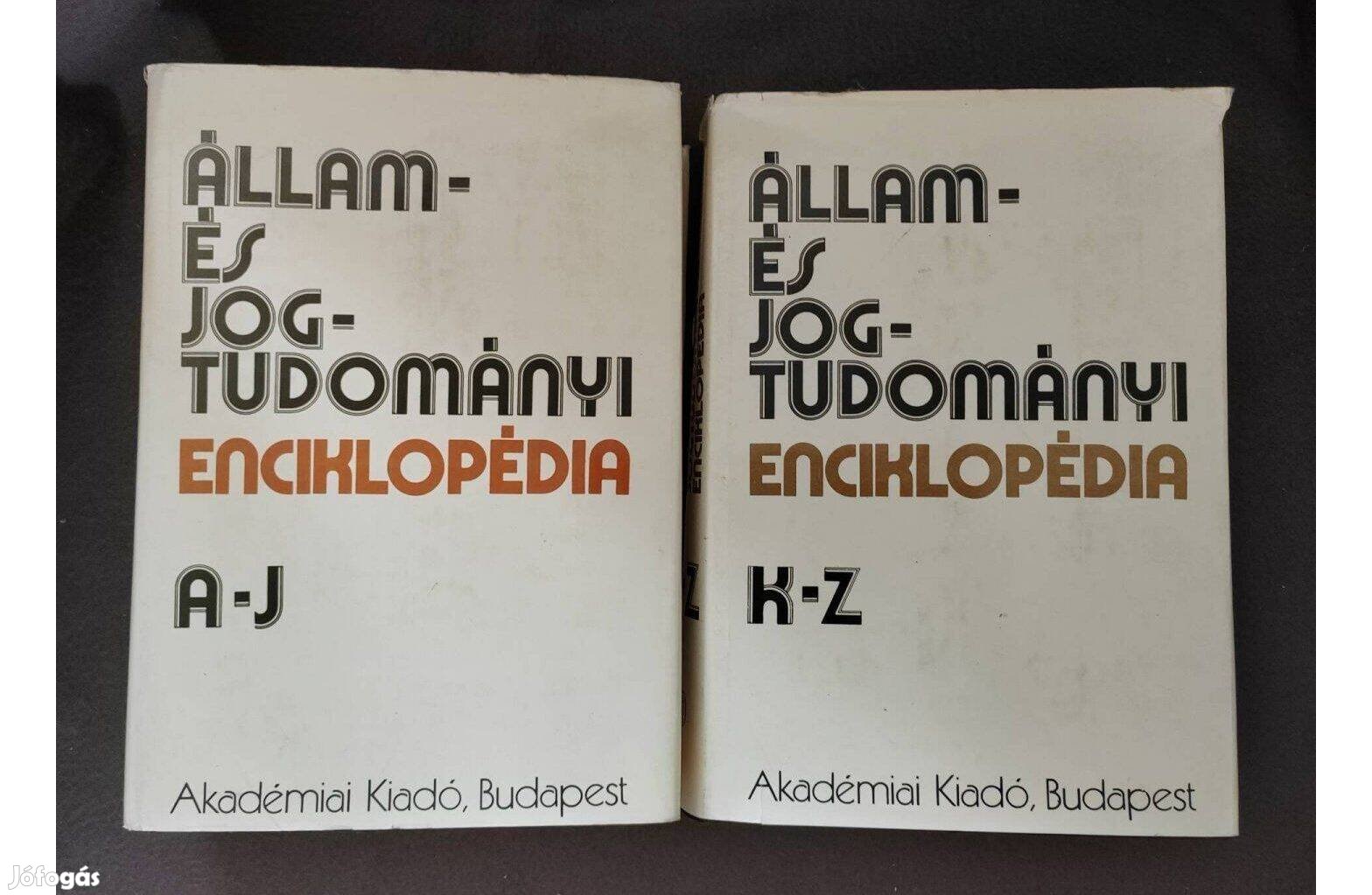 Állam és Jogtudományi Enciklopédia I-II.- Akadémiai Kiadó