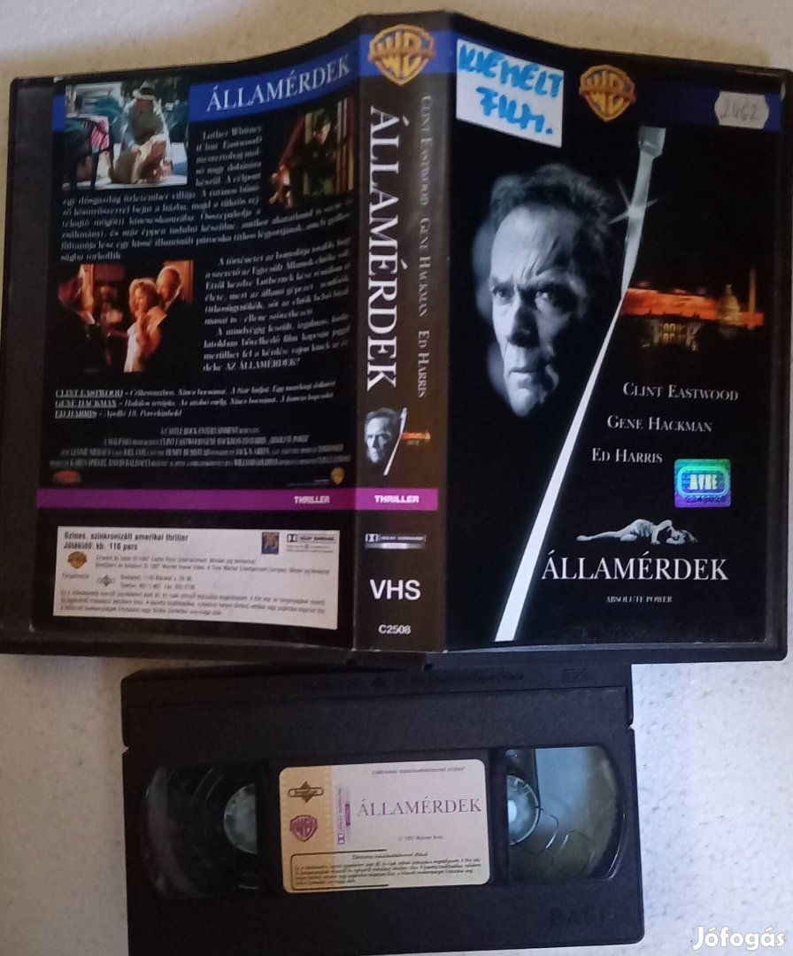 Államérdek - krimi vhs - nagytok