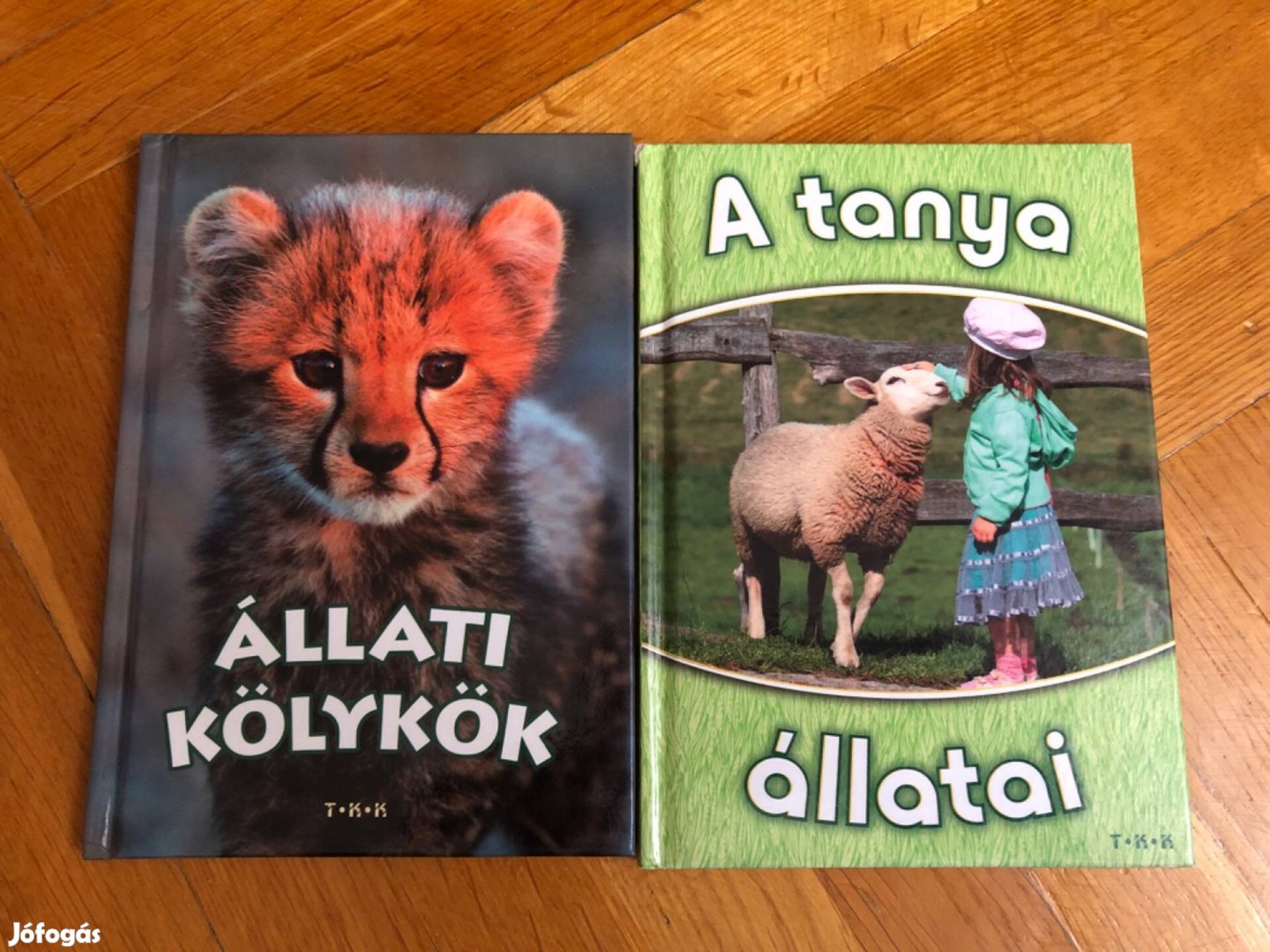 Állati kölykök és A tanya állatai c. könyvek együtt 1000.-