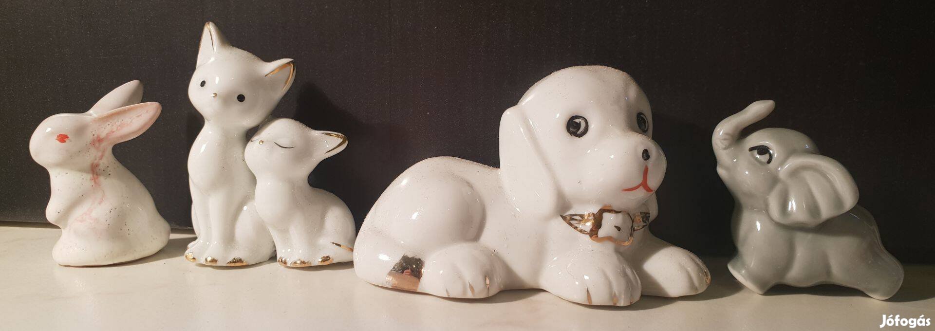 Állatkás porcelán figurák - nippek 1000 ft darabárban
