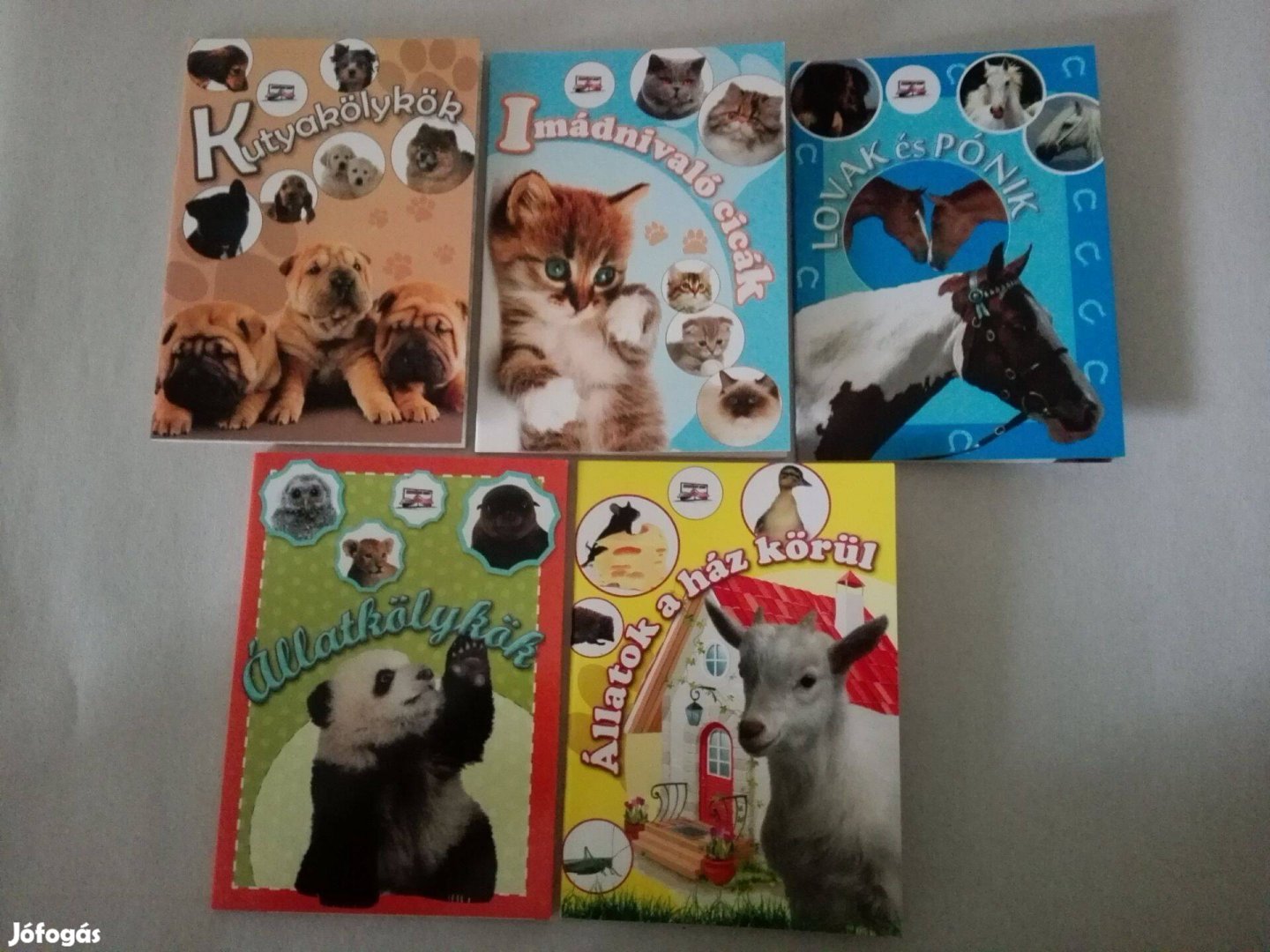Állatok ismeretterjesztő sorozat új könyvei (egybe v. külön) - eladó!
