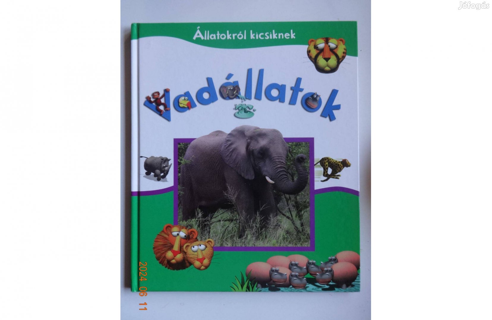 Állatokról Kicsiknek - Vadállatok - ismeretterjesztő gyermekkönyv