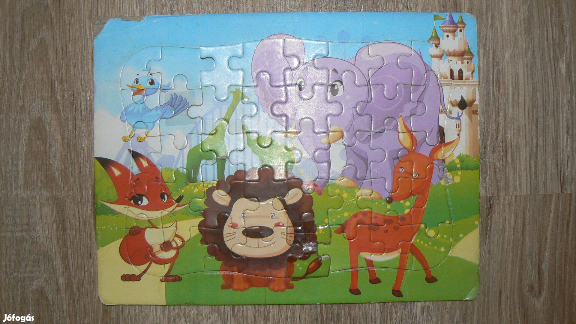 Állatos kirakó puzzle