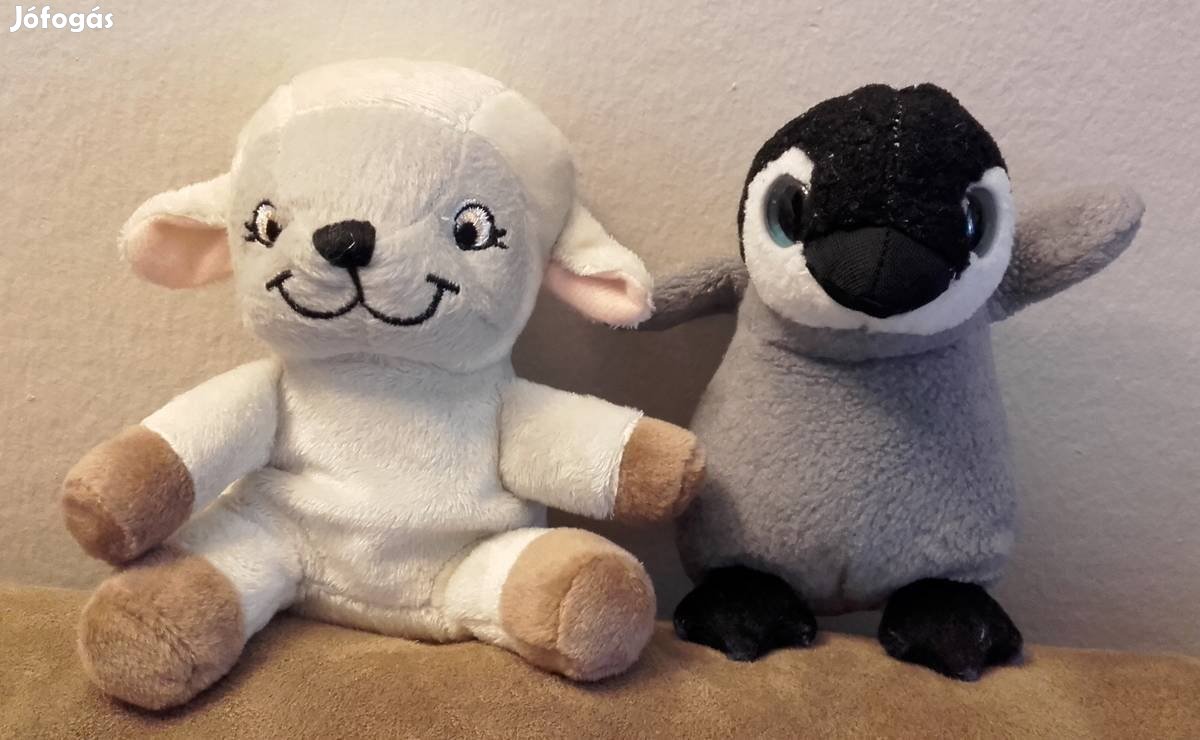 Állatos plüssök, 15 cm