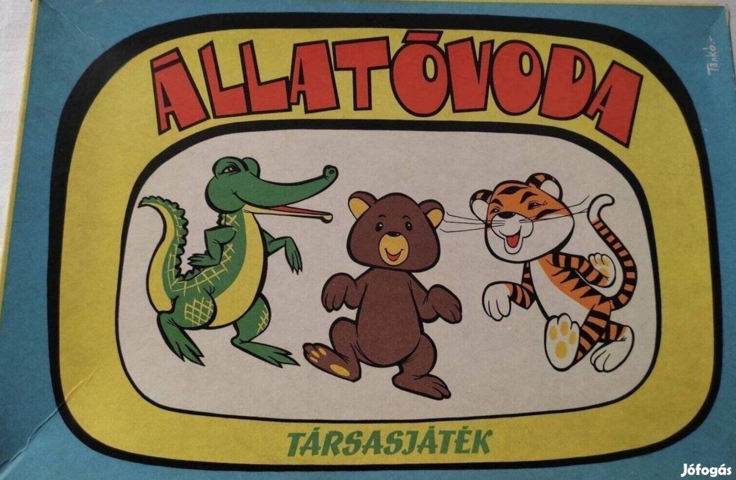 Állatóvoda-retró társasjáték