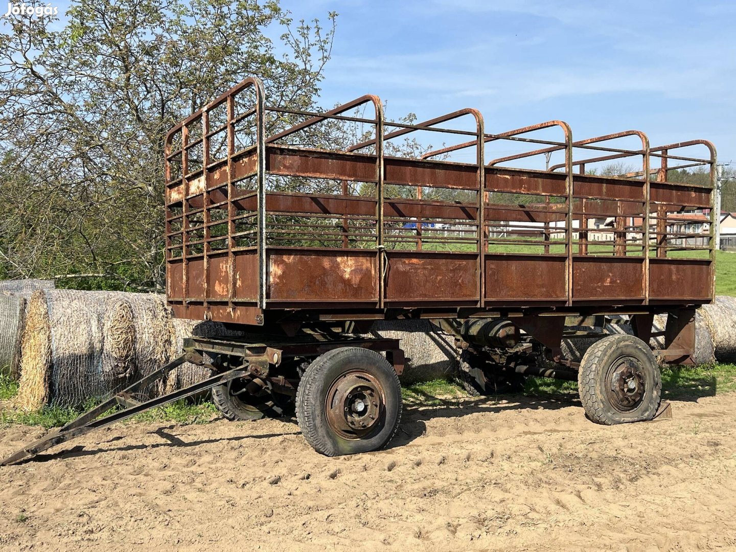 Állatszállító pótkocsi aszp traktor mtz mbp