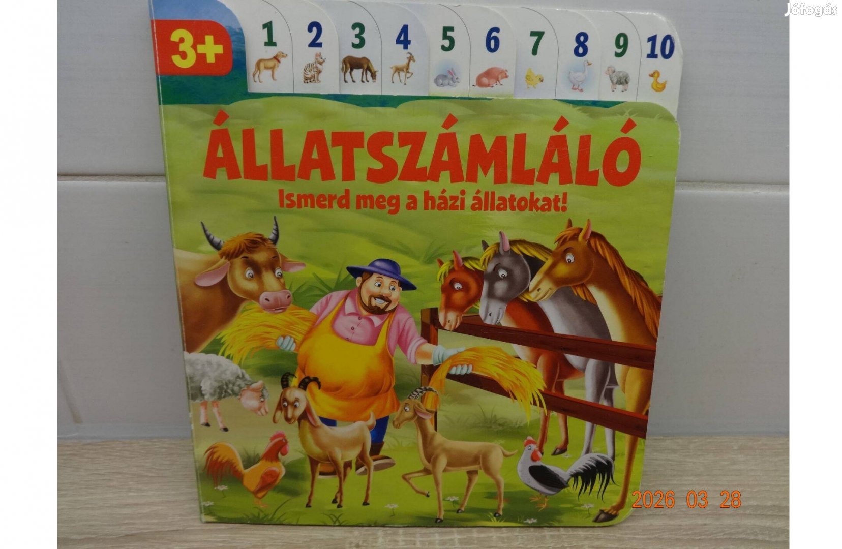 Állatszámláló - Ismerd meg a házi állatokat! - kemény lapos