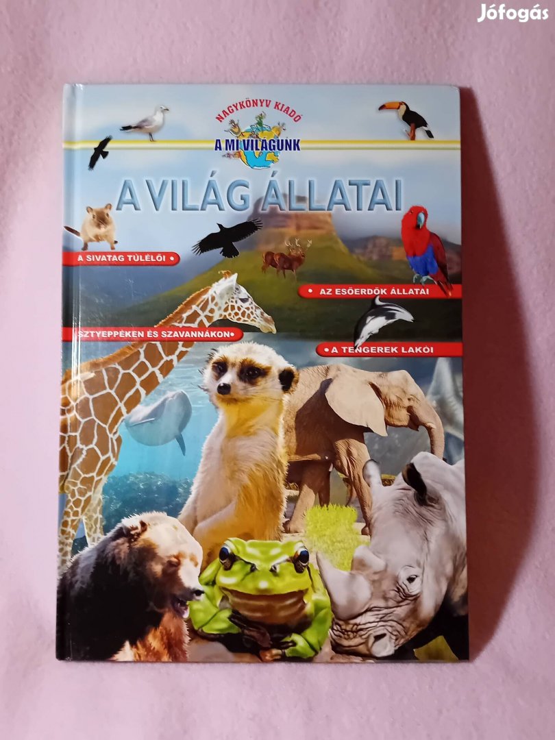 Állatvilágot bemutató gyerekkönyv