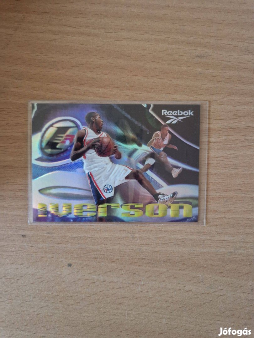 Allen Iverson Skybox Premium 1997-98 Reebok kosaras kártya
