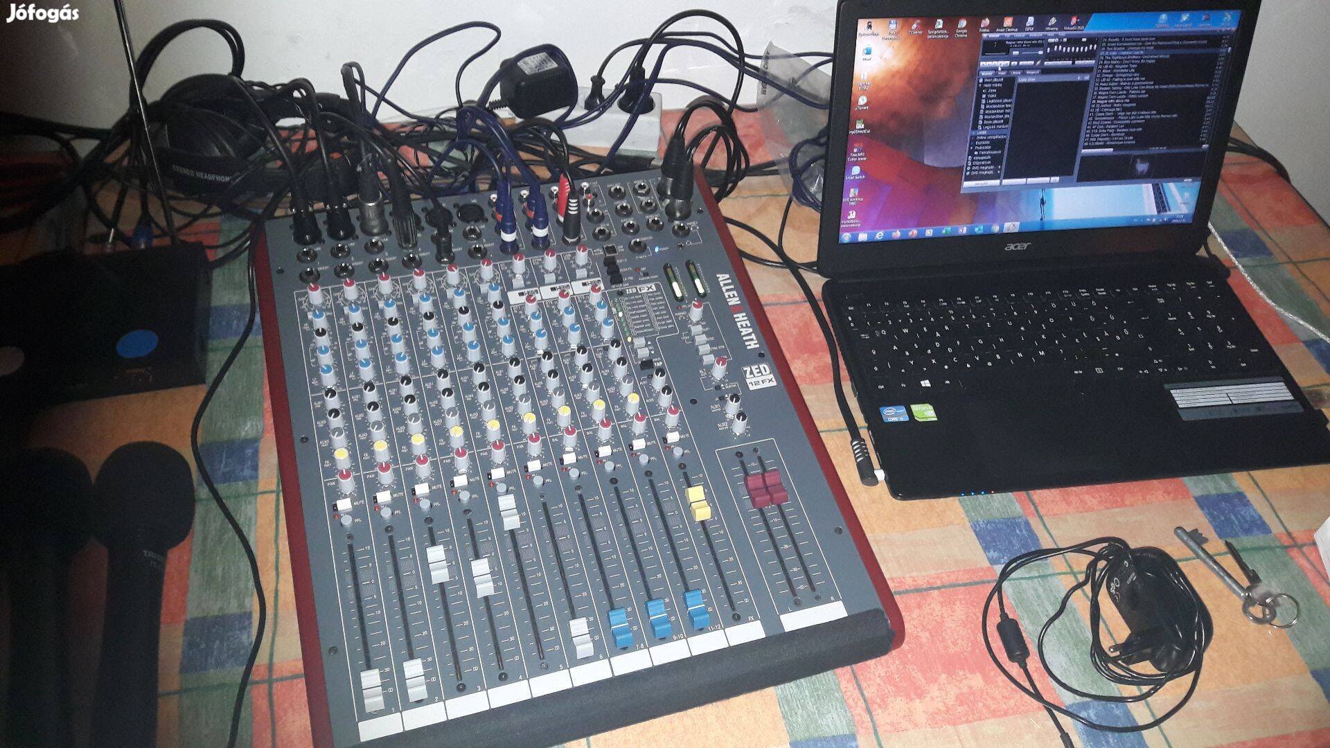 Allen & Heath Zed-12FX analóg keverő