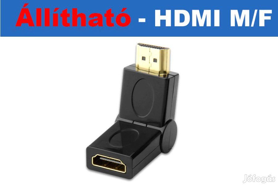 Állítható HDMI APA-ANYA adpter