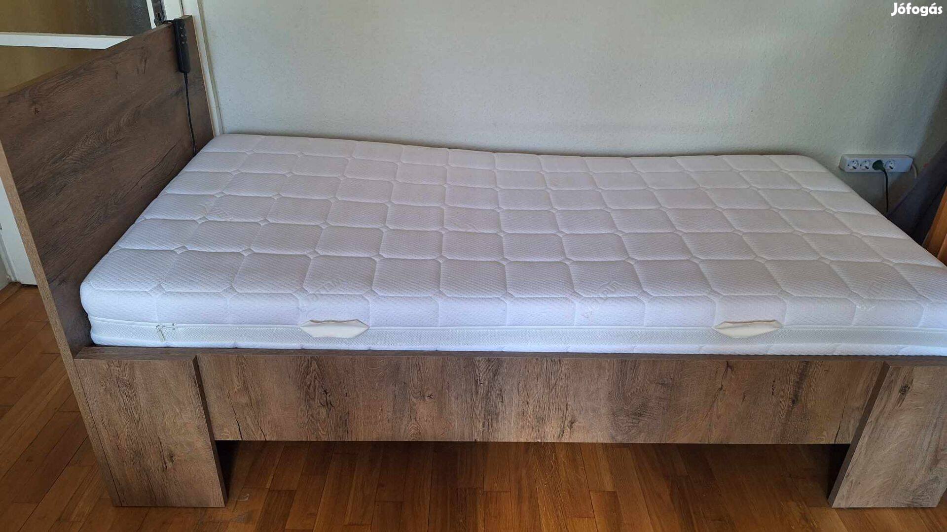 Állítható ágy 90x200 ágyráccsal, ágykerettel és matraccal