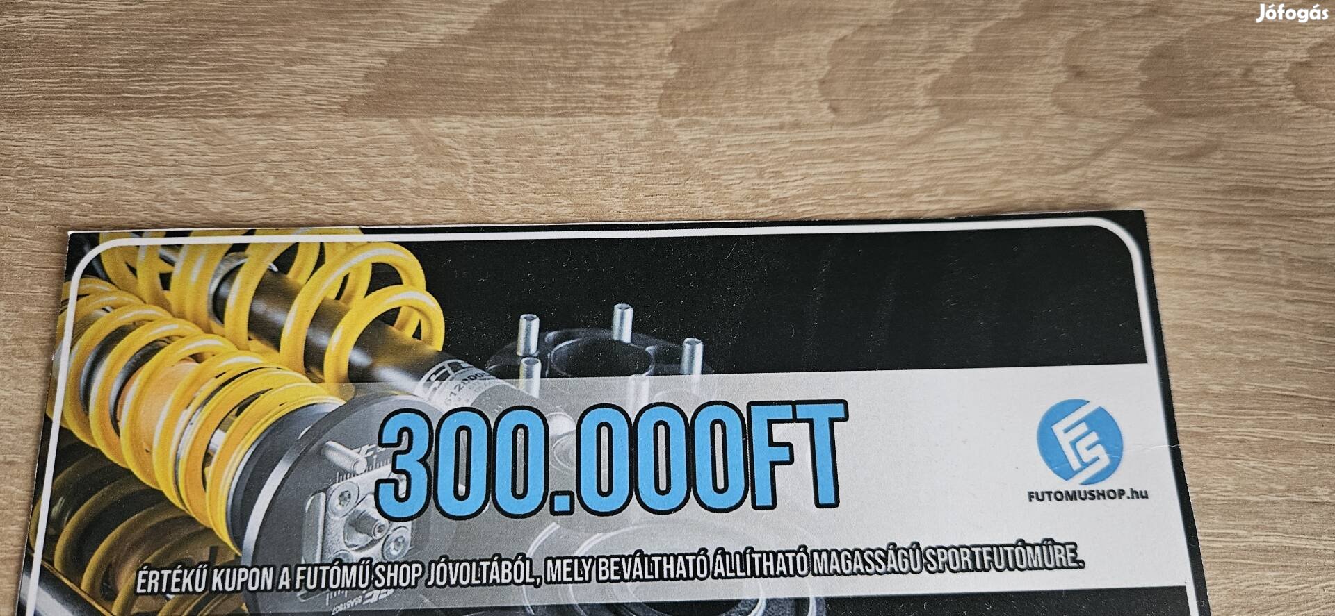 Állítható futómű utalvány 