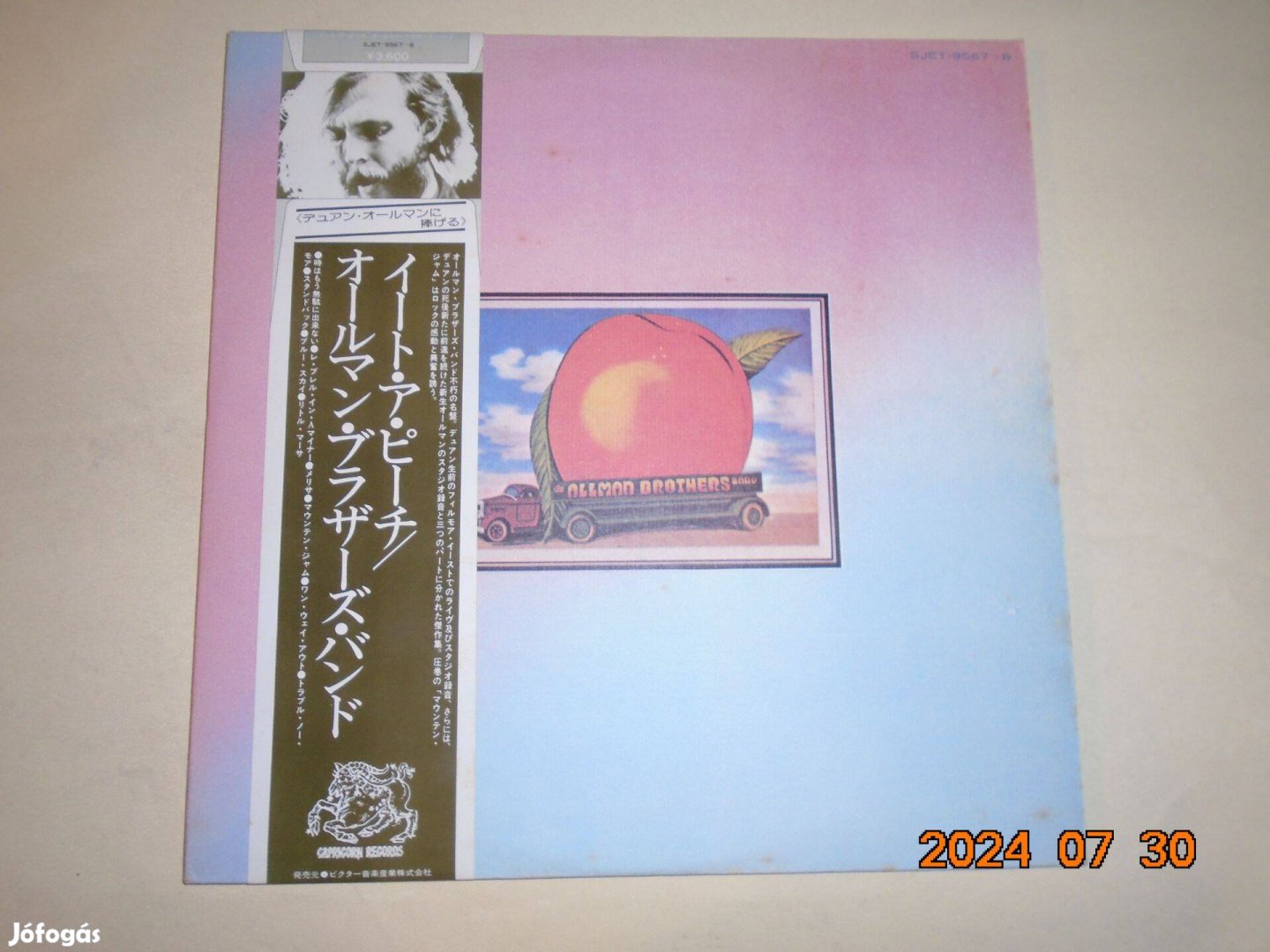 Allman Brothers Band - Eat a Peach 2LP bakelit