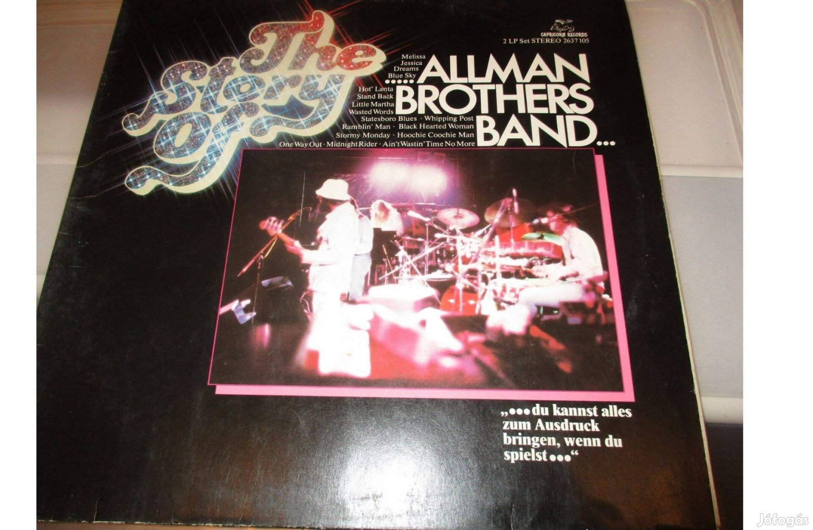 Allman Brothers Band dupla LP hanglemez eladó