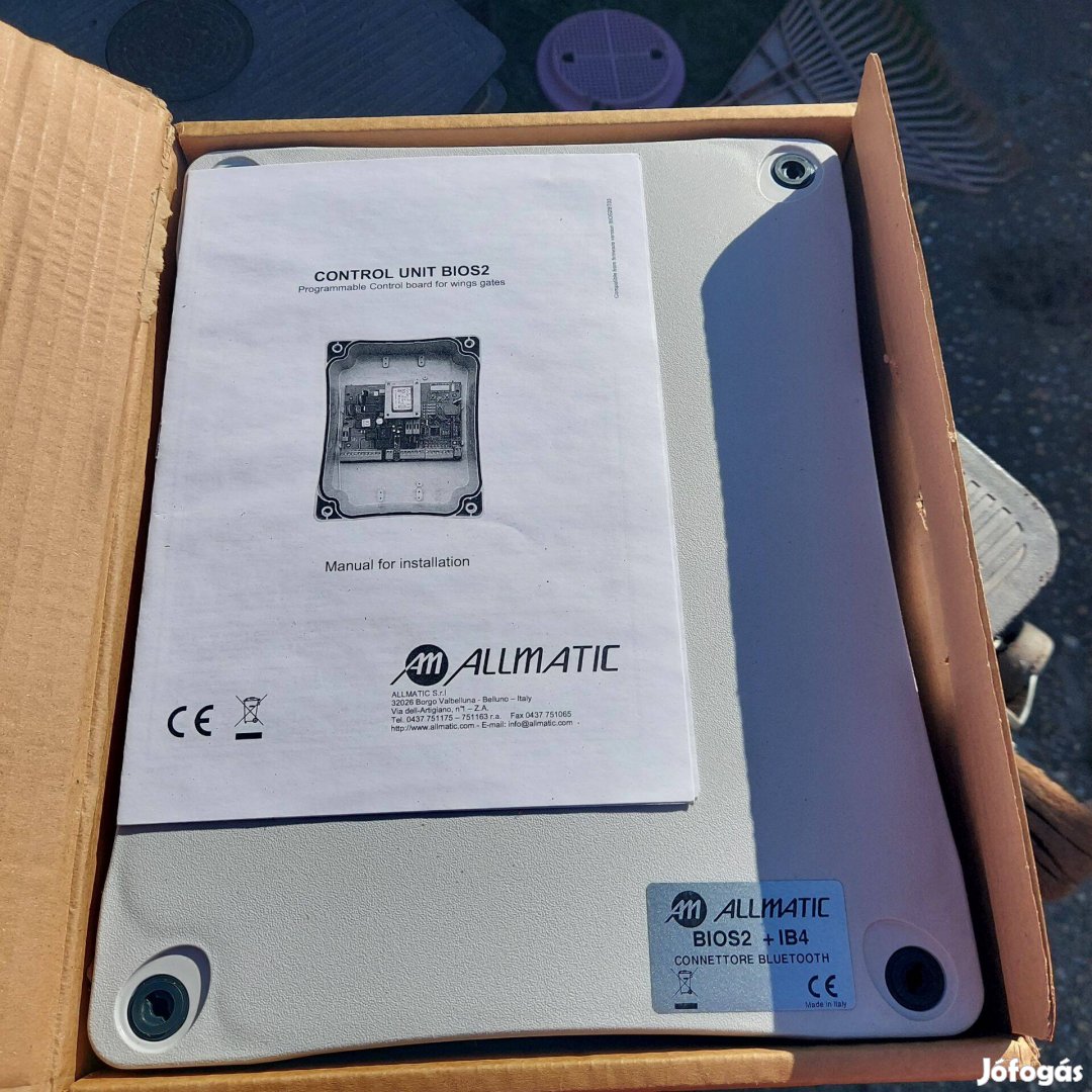 Allmatic bios2 kapunyitó vezérlés