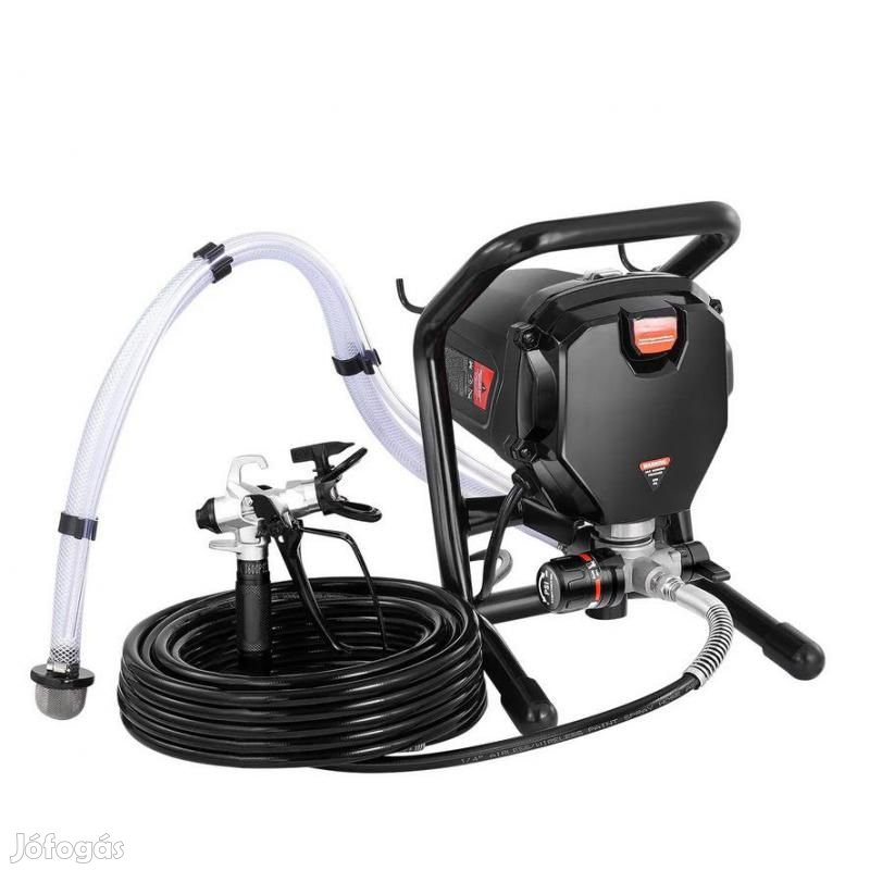 Álló airless festékszóró 750 W teljesítmény, max. 207 bar
