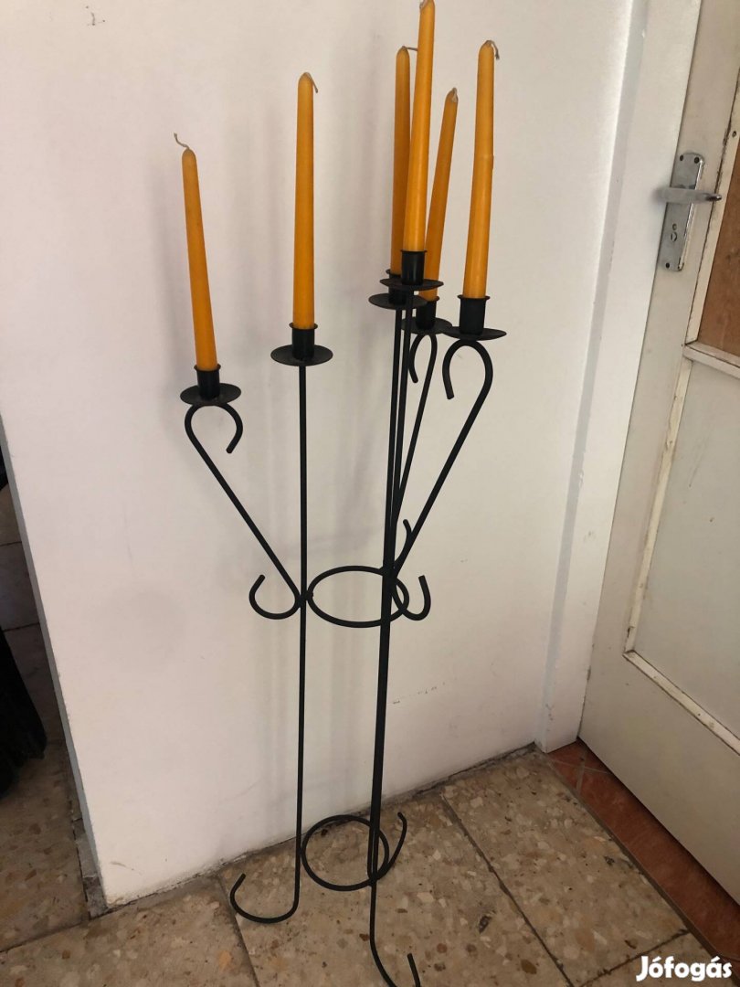 Álló gyertyatartó 8 gyertyával