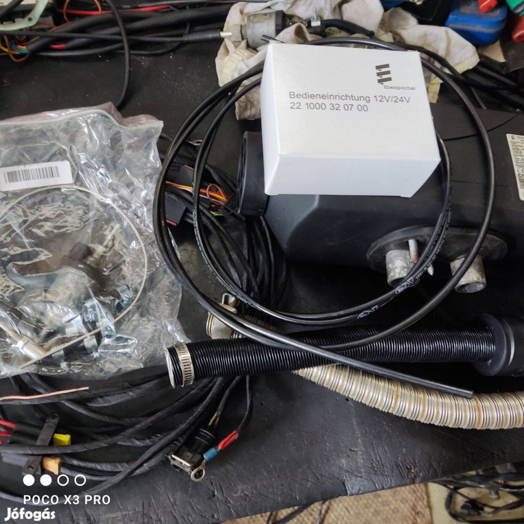 Állófűtés eberspacher D2 komplett 12v-os egység . diesel