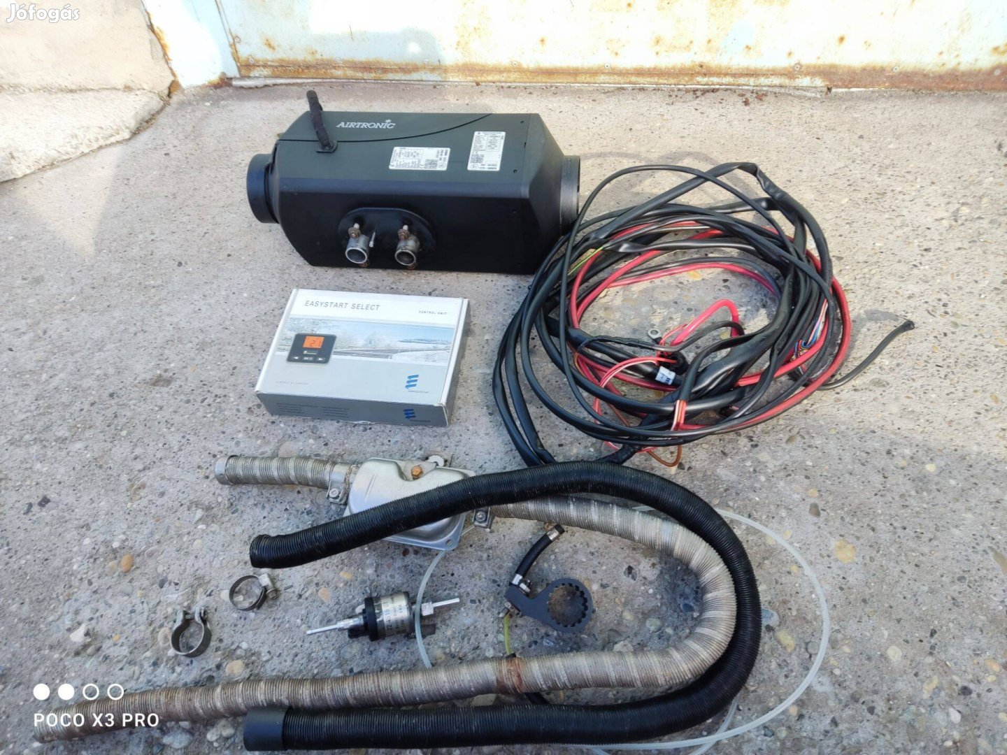 Állófűtés eberspacher D4 12v-os diesel komplett szett