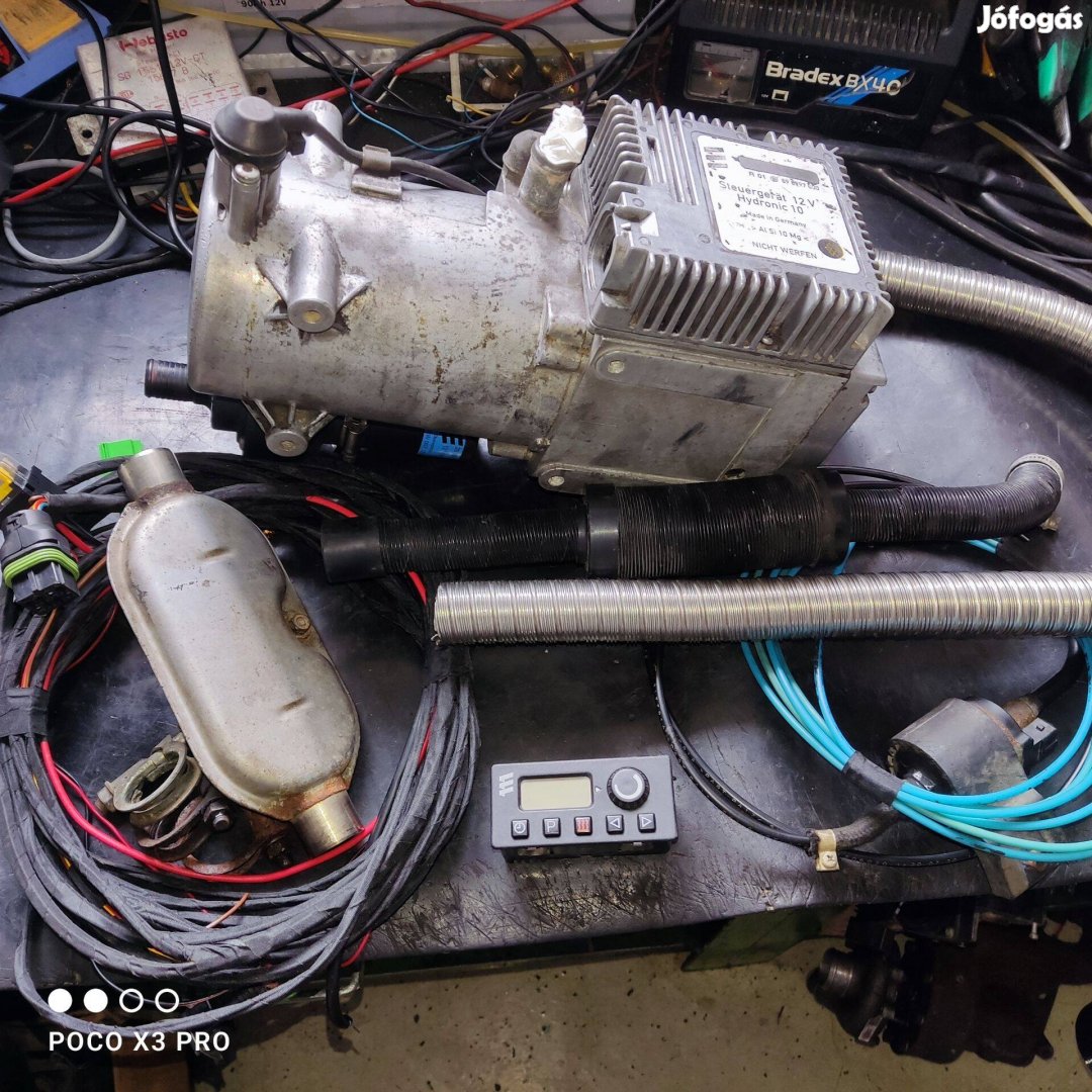 Állófűtés eberspacher hydronic 10 komplett egység 12v-os diesel