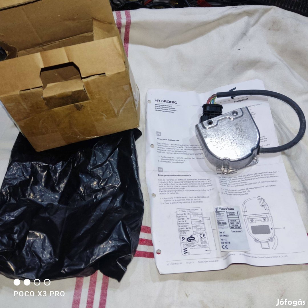 Állófűtés eberspacher hydronic I elektronika Új