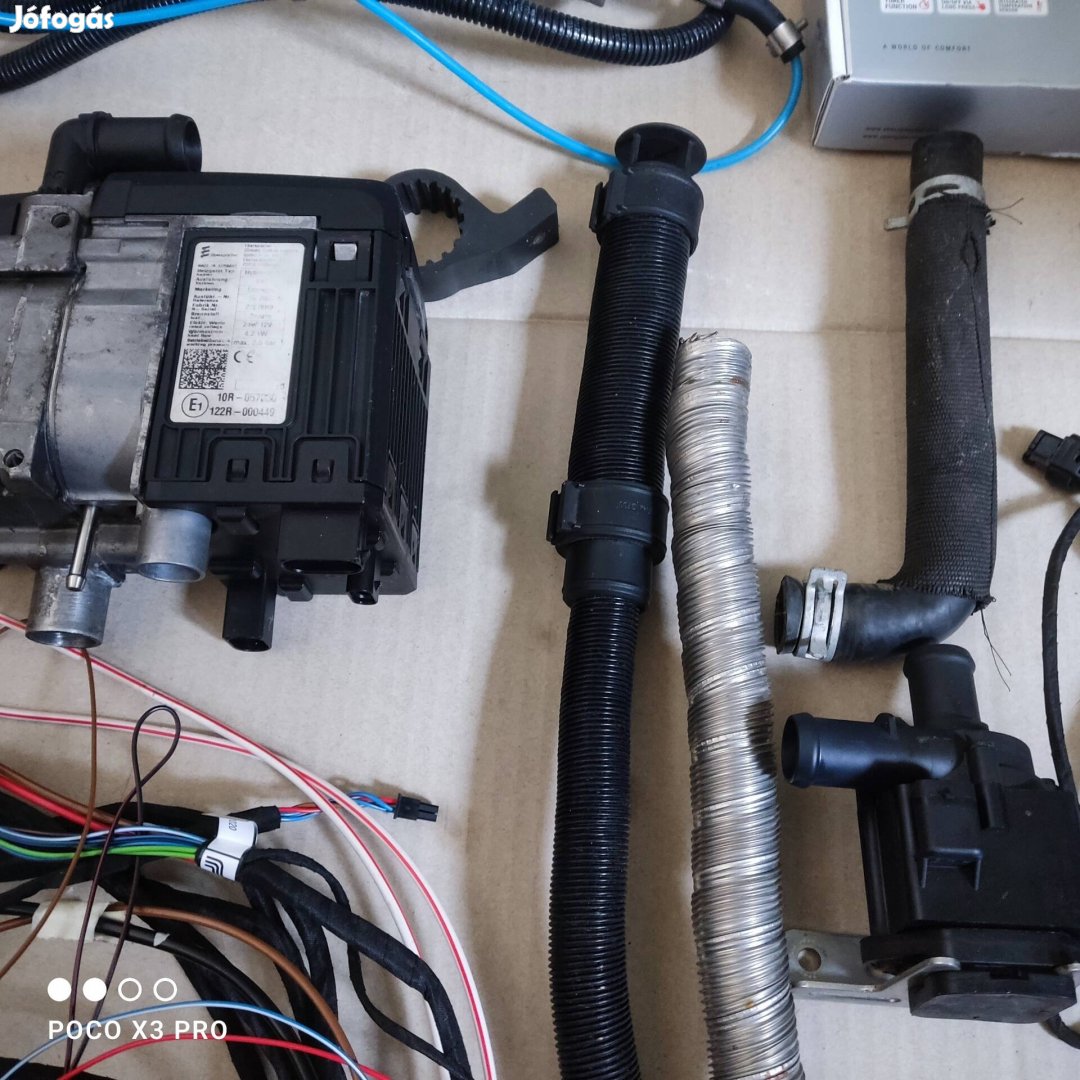 Állófűtés eberspacher hydronic S3 benzines szett hajó lakókocsi