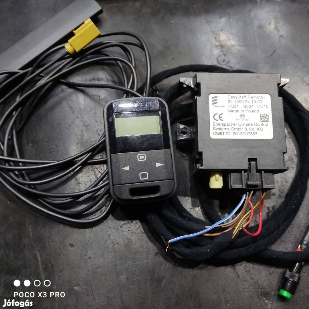 Állófűtés eberspacher komplett távirányító egység