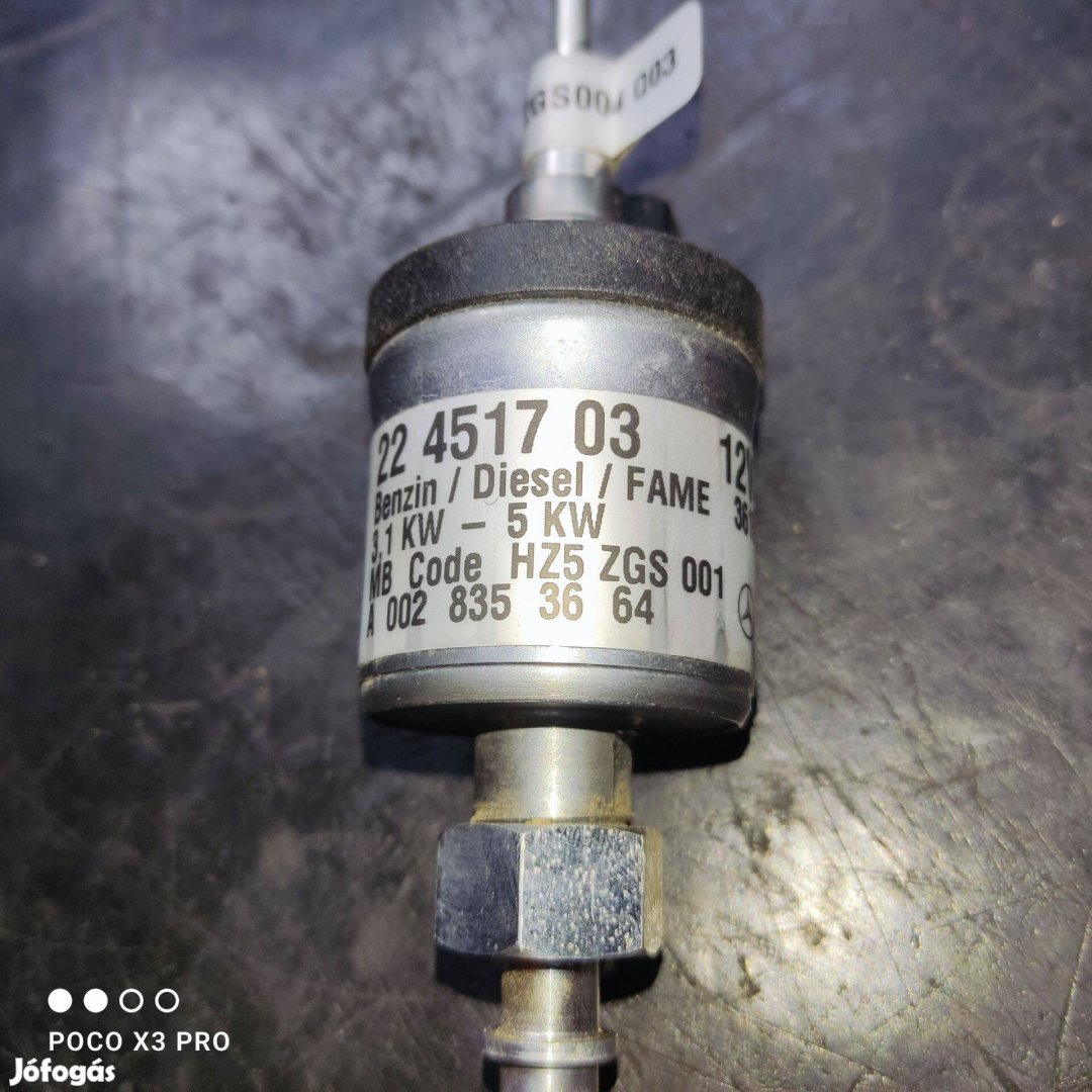 Állófűtés eberspacher üzemanyag pumpa szivattyú Új alkatrész